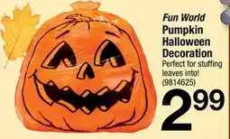 Ace Hardware Fun World Pumpkin Halloween Decoration offer