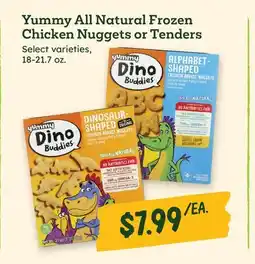 Sprouts Farmers Market Yummy All Natural Frozen Chicken Nuggets or Tenders offer