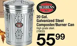 Ace Hardware 20 Gal. Galvanized Steel Composter/Burner Can offer