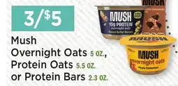 Heinen's Mush Overnight Oats 5 OZ., Protein Oats 5.5 OZ. or Protein Bars 2.3 OZ offer