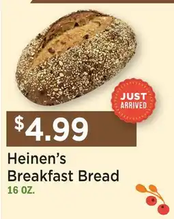 Heinen's Heinen's Breakfast Bread offer
