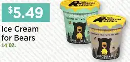 Heinen's Ice Cream for Bears offer