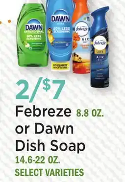 Heinen's Febreze 8.8 OZ. or Dawn Dish Soap 14.6-22 OZ offer