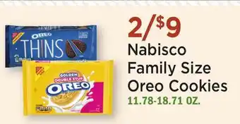 Heinen's Nabisco Family Size Oreo Cookies offer