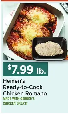 Heinen's Heinen's Ready-to-Cook Chicken Romano offer