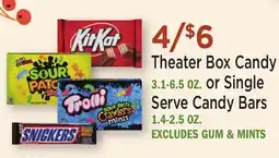 Heinen's Theater Box Candy 3.1-6.5 OZ. or Single Serve Candy Bars 1.4-2.5 OZ offer