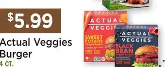 Heinen's Actual Veggies Burger offer