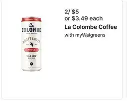 Walgreens La Colombe Coffee offer
