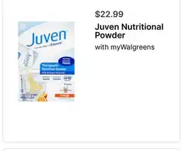 Walgreens Juven Nutritional Powder offer
