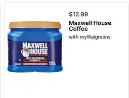 Walgreens Maxwell House Coffee offer