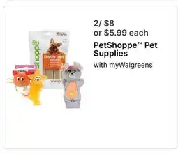 Walgreens PetShoppe Pet Supplies offer