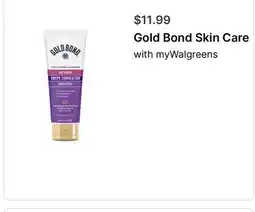 Walgreens Gold Bond Skin Care offer