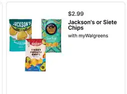 Walgreens Jackson's or Siete Chips offer