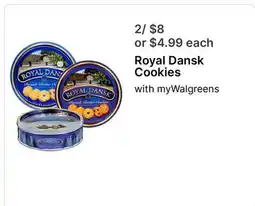 Walgreens Royal Dansk Cookies offer