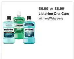 Walgreens Listerine Oral Care offer