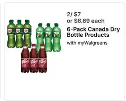 Walgreens 6-Pack Canada Dry Bottle Products offer