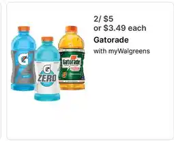 Walgreens Gatorade offer