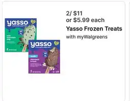 Walgreens Yasso Frozen Treats offer