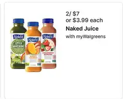 Walgreens Naked Juice offer