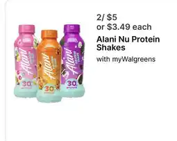 Walgreens Alani Nu Protein Shakes offer