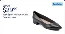 Walmart Easy Spirit Women's Calla Comfort Heel, Sizes 5-12, Wide Width Available offer