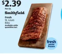Aldi Fresh St. Louis Ribs offer