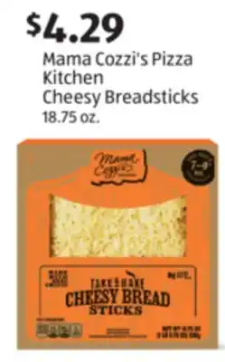 Aldi Mama Cozzi's Pizza Kitchen Cheesy Breadsticks offer