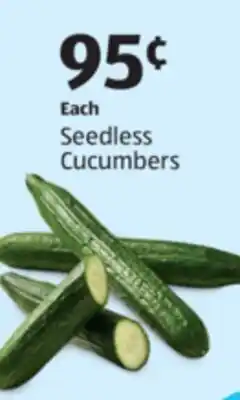 Aldi Seedless Cucumbers offer