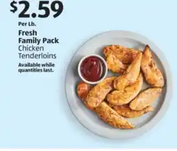 Aldi Fresh Family Pack Chicken Tenderloins offer