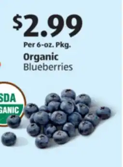 Aldi Organic Blueberries offer