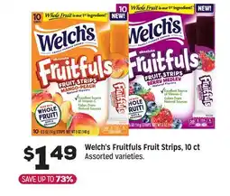 Grocery Outlet Welch's Fruitfuls Fruit Strips offer