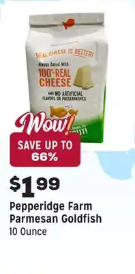 Grocery Outlet Parmesan Goldfish offer