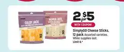 Grocery Outlet SimplyGO Cheese Sticks offer
