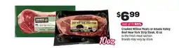 Grocery Outlet Crooked Willow Meats or Amada Valley Beef New York Strip Steak offer
