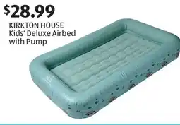 Aldi KIRKTON HOUSE Kids' Deluxe Airbed with Pump offer