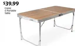 Aldi Crane 4' Portable Table offer