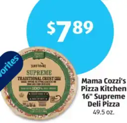 Aldi Mama Cozzi's Pizza Kitchen 16 Supreme Deli Pizza offer