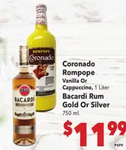Vallarta Supermarkets Coronado Rompope offer