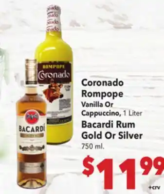 Vallarta Supermarkets Coronado Rompope offer