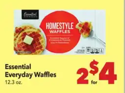 Vallarta Supermarkets Essential Everyday Waffles offer