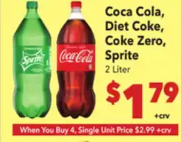 Vallarta Supermarkets Coca Cola, Diet Coke, Coke Zero, Sprite offer