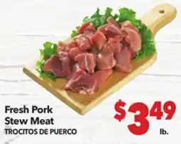 Vallarta Supermarkets Fresh Pork Stew Meat / TROCITOS DE PUERCO offer