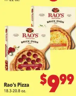 Vallarta Supermarkets Rao's Pizza offer