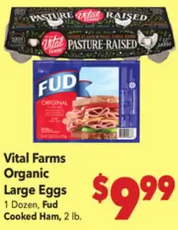 Vallarta Supermarkets Vital Farms Organic Large Eggs offer