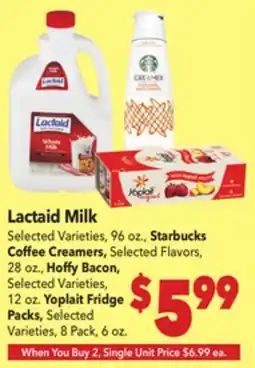 Vallarta Supermarkets Lactaid Milk offer