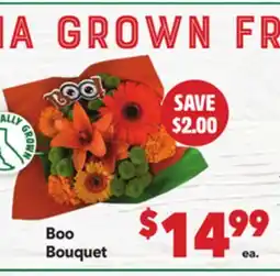 Vallarta Supermarkets Boo Bouquet offer