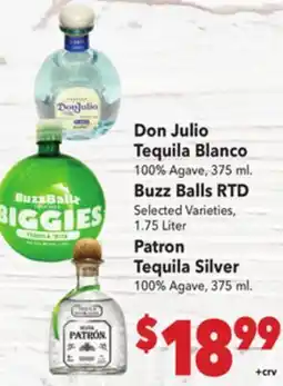 Vallarta Supermarkets Don Julio Tequila Blanco offer