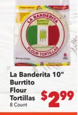 Vallarta Supermarkets La Banderita 10 Burrtito Flour Tortillas offer
