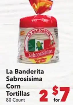 Vallarta Supermarkets La Banderita Sabrosisima Corn Tortillas offer