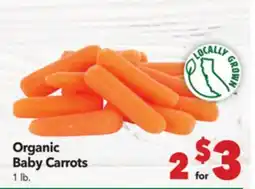 Vallarta Supermarkets Organic Baby Carrots offer